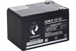 Аккумуляторная батарея Рубин 12V 12Ah AGM (3.4kg)
