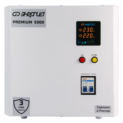 Стабилизатор напряжения Энергия Premium Light 5000
